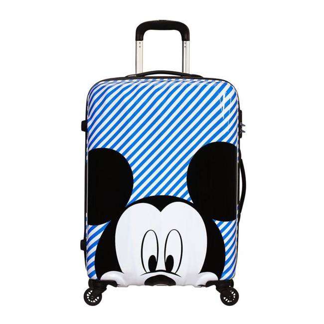 Walizka średnia American Tourister Hypertwist Disney 2.0 - Mickey stripes