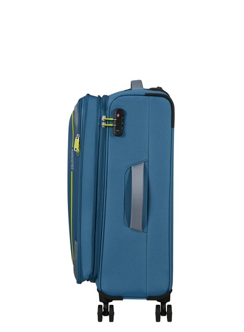 Walizka średnia American Tourister Pulsonic - coronet blue