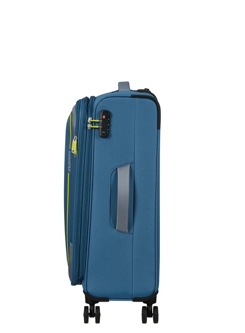 Walizka średnia American Tourister Pulsonic - coronet blue