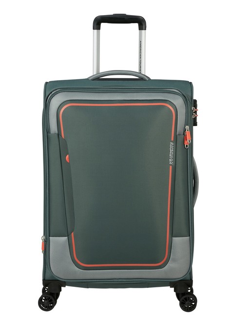 Walizka średnia American Tourister Pulsonic - dark forest