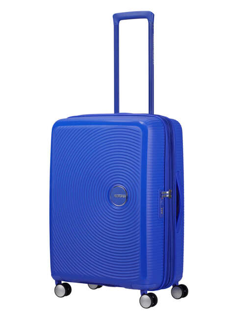 Walizka średnia American Tourister Soundbox EXP - cobalt blue