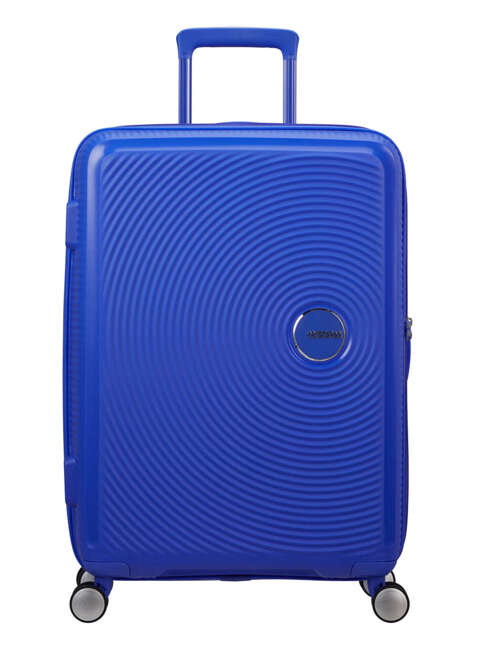 Walizka średnia American Tourister Soundbox EXP - cobalt blue