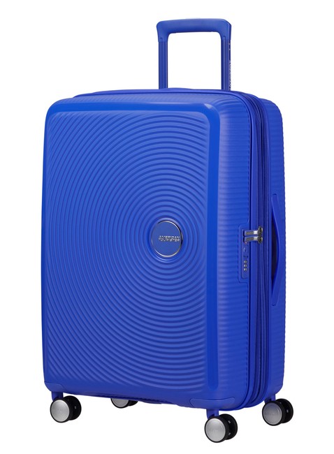 Walizka średnia American Tourister Soundbox EXP - cobalt blue