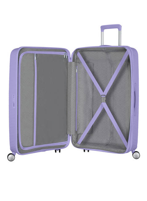 Walizka średnia American Tourister Soundbox EXP - lavender