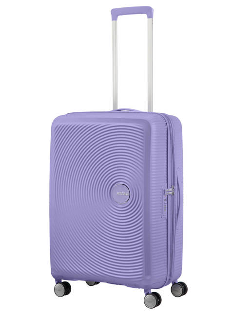 Walizka średnia American Tourister Soundbox EXP - lavender