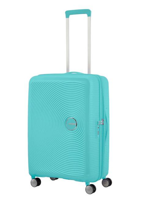 Walizka średnia American Tourister Soundbox EXP - poolside blue