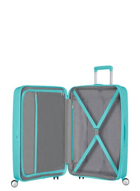 Walizka średnia American Tourister Soundbox EXP - poolside blue