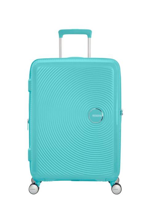 Walizka średnia American Tourister Soundbox EXP - poolside blue