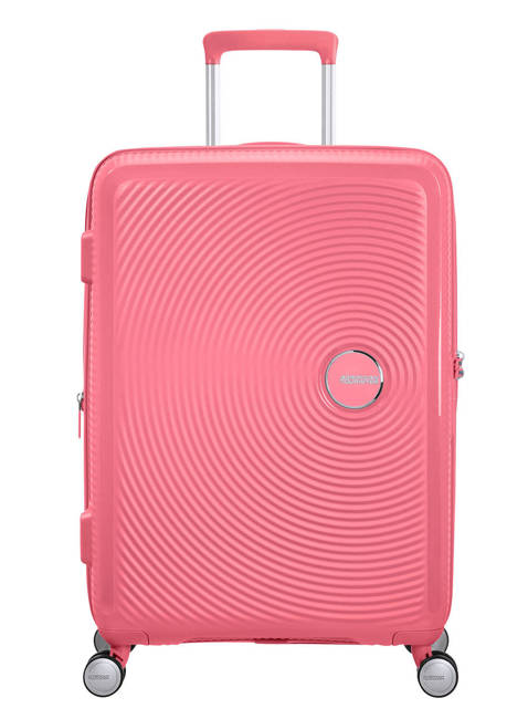 Walizka średnia American Tourister Soundbox EXP - sun kissed coral