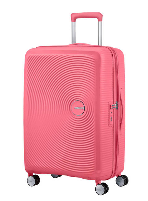 Walizka średnia American Tourister Soundbox EXP - sun kissed coral