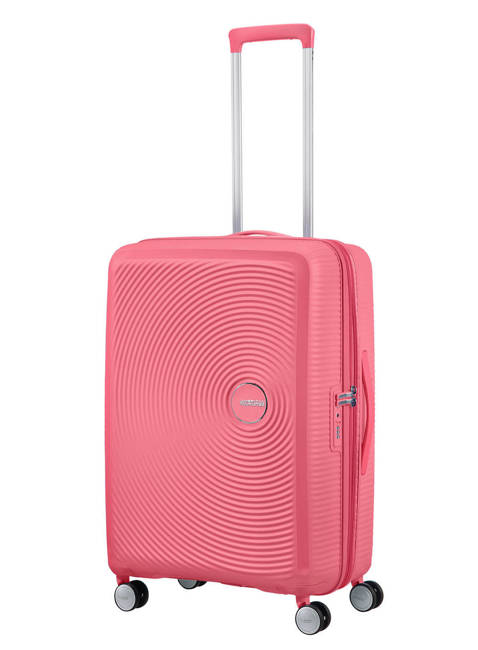 Walizka średnia American Tourister Soundbox EXP - sun kissed coral