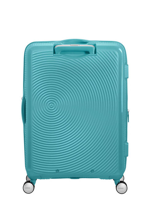 Walizka średnia American Tourister Soundbox EXP - turquoise tonic