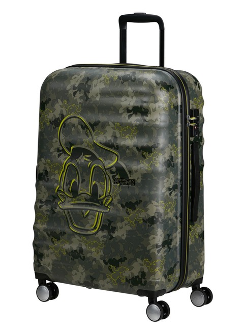 Walizka średnia American Tourister Wavebreaker Disney - Donald Duck camo