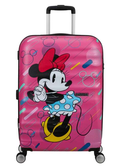 Walizka średnia American Tourister Wavebreaker Disney - Minnie future pop