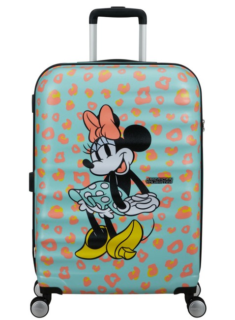 Walizka średnia American Tourister Wavebreaker Disney - Minnie pastel dot