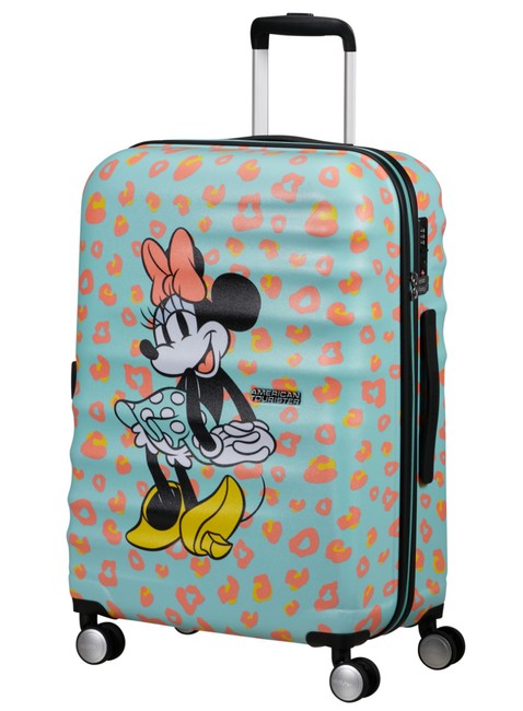 Walizka średnia American Tourister Wavebreaker Disney - Minnie pastel dot