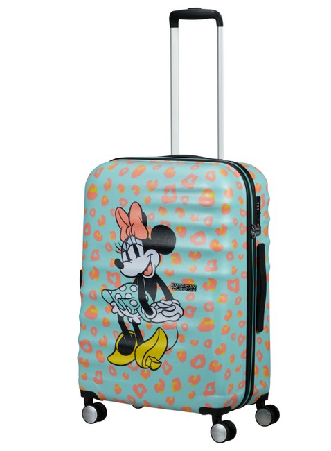 Walizka średnia American Tourister Wavebreaker Disney - Minnie pastel dot