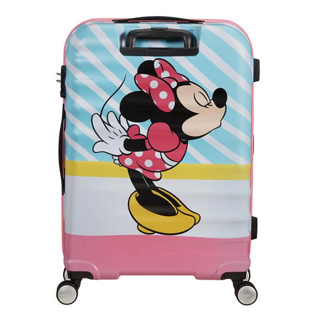 Walizka średnia American Tourister Wavebreaker Disney - Minnie pink kiss