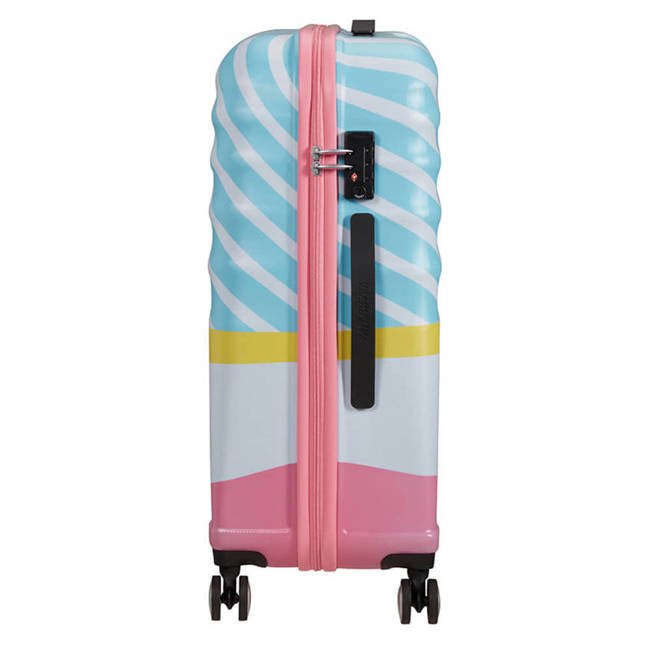 Walizka średnia American Tourister Wavebreaker Disney - Minnie pink kiss