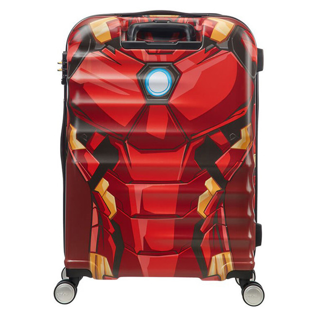 Walizka średnia American Tourister Wavebreaker Marvel - Iron Man Close-Up