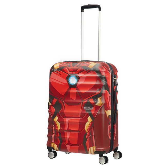 Walizka średnia American Tourister Wavebreaker Marvel - Iron Man Close-Up