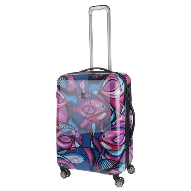 Walizka średnia IT Luggage Imprint - painted fish