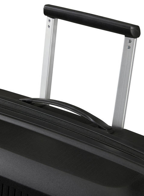 Walizka średnia poszerzana American Tourister AeroStep - black