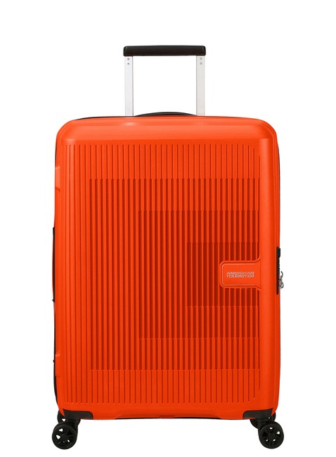 Walizka średnia poszerzana American Tourister AeroStep - bright orange