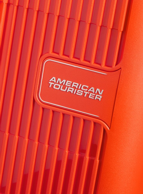 Walizka średnia poszerzana American Tourister AeroStep - bright orange