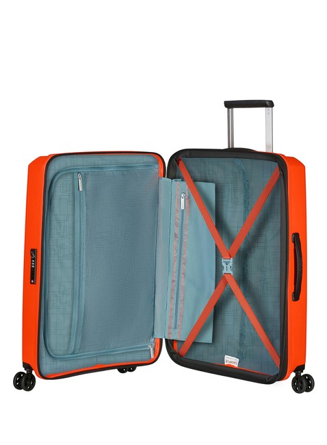 Walizka średnia poszerzana American Tourister AeroStep - bright orange