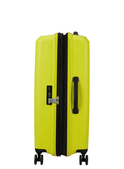 Walizka średnia poszerzana American Tourister AeroStep - light lime