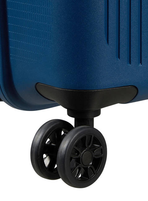 Walizka średnia poszerzana American Tourister AeroStep - navy blue