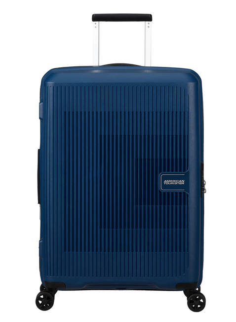 Walizka średnia poszerzana American Tourister AeroStep - navy blue