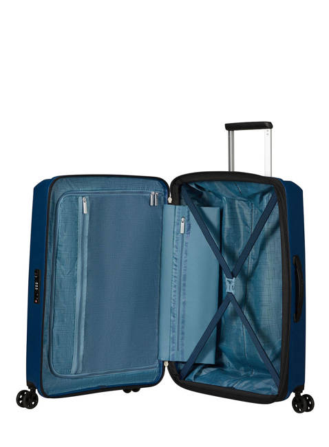 Walizka średnia poszerzana American Tourister AeroStep - navy blue