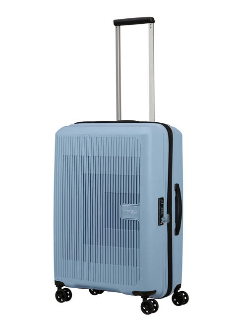 Walizka średnia poszerzana American Tourister AeroStep - soho grey