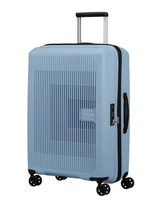 Walizka średnia poszerzana American Tourister AeroStep - soho grey