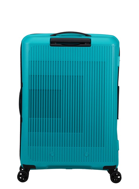 Walizka średnia poszerzana American Tourister AeroStep - turqoise tonic