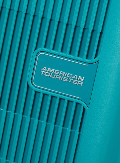 Walizka średnia poszerzana American Tourister AeroStep - turqoise tonic