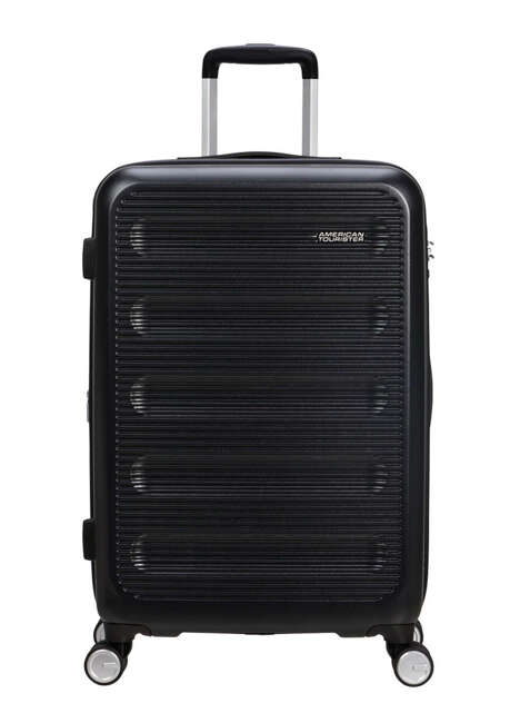 Walizka średnia poszerzana American Tourister Astrobeam - storm black