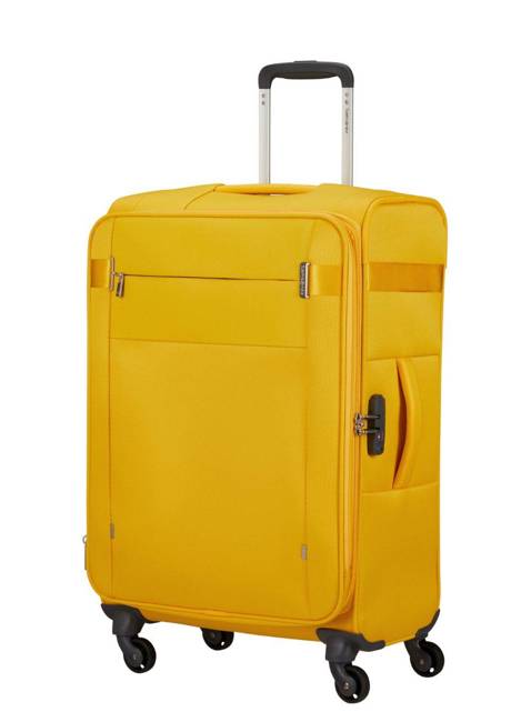 Walizka średnia poszerzana Samsonite CityBeat - golden yellow