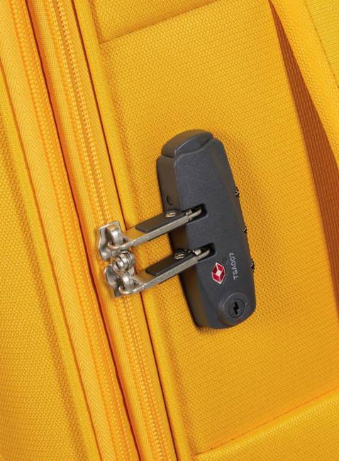 Walizka średnia poszerzana Samsonite CityBeat - golden yellow