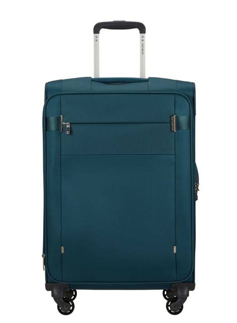 Walizka średnia poszerzana Samsonite CityBeat - petrol blue