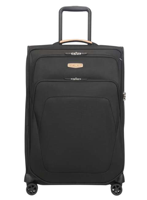 Walizka średnia poszerzana Samsonite Spark SNG Eco - black