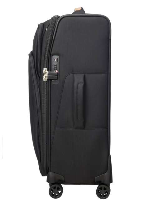 Walizka średnia poszerzana Samsonite Spark SNG Eco - black