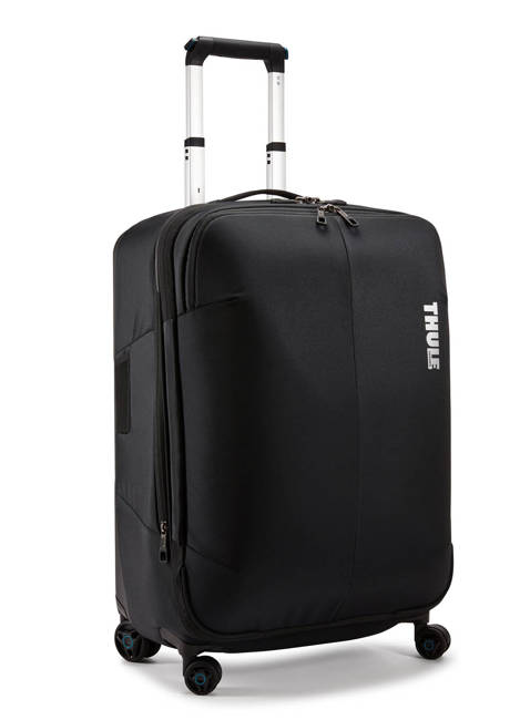 Walizka średnia poszerzana Thule Subterra Spinner 63 cm - black