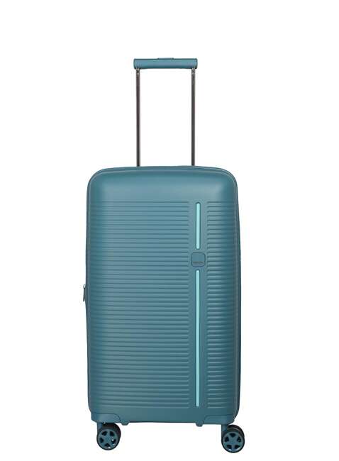 Walizka średnia poszerzana Travelite Roomer Trunk - aqua