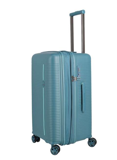 Walizka średnia poszerzana Travelite Roomer Trunk - aqua