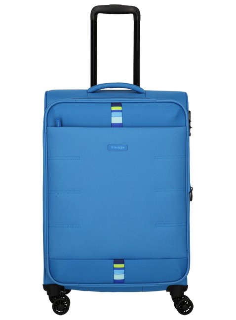 Walizka średnia poszerzana Travelite Ruegen - medium blue