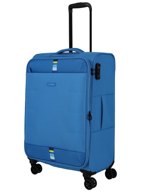 Walizka średnia poszerzana Travelite Ruegen - medium blue