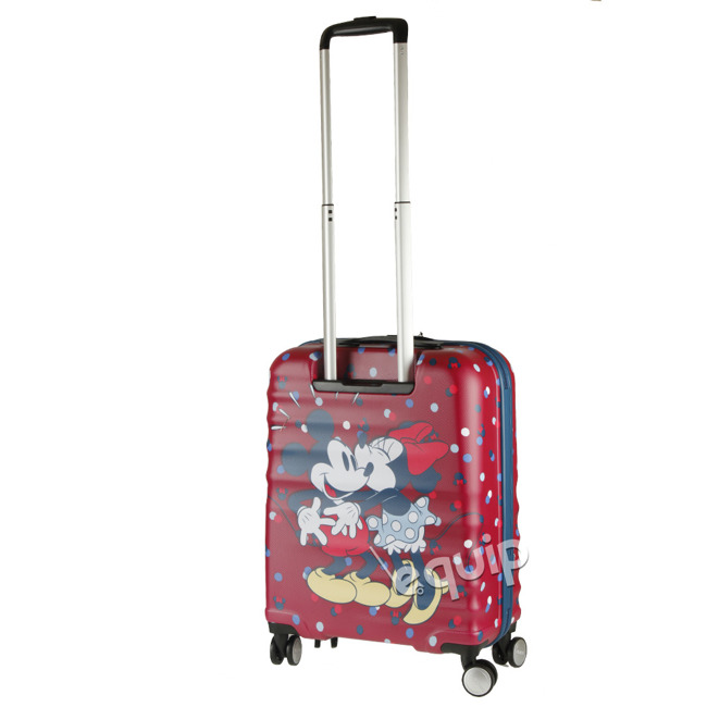 Wavebreaker Disney walizka kabinowa American Tourister - Minnie loves Micky